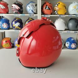 Top Gun Plain Red Hgu-33 Flight Helmet Movie Prop Pilot Aviator Usn Usaf