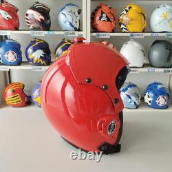 Top Gun Plain Red Hgu-33 Flight Helmet Movie Prop Pilot Aviator Usn Usaf