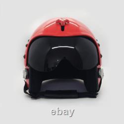 Top Gun Plain Red Hgu-33 Flight Helmet Movie Prop Pilot Aviator Usn Usaf