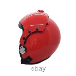 Top Gun Plain Red Hgu-33 Flight Helmet Movie Prop Pilot Aviator Usn Usaf