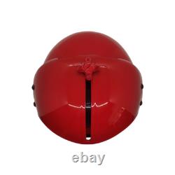 Top Gun Plain Red Hgu-33 Flight Helmet Movie Prop Pilot Aviator Usn Usaf V2