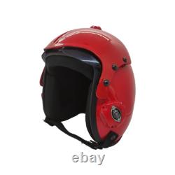 Top Gun Plain Red Hgu-33 Flight Helmet Movie Prop Pilot Aviator Usn Usaf V2 + Sh