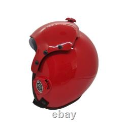 Top Gun Plain Red Hgu-33 Flight Helmet Movie Prop Pilot Aviator Usn Usaf V2 + Sh