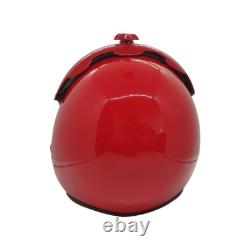 Top Gun Plain Red Hgu-33 Flight Helmet Movie Prop Pilot Aviator Usn Usaf V2 + Sh