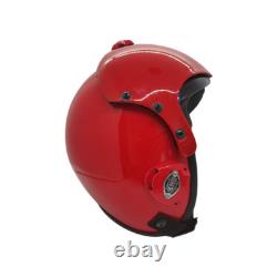 Top Gun Plain Red Hgu-33 Flight Helmet Movie Prop Pilot Aviator Usn Usaf V2 + Sh