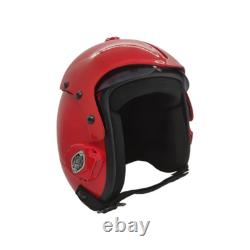 Top Gun Plain Red Hgu-33 Flight Helmet Movie Prop Pilot Aviator Usn Usaf V2 + Sh