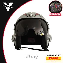 Top Gun Slider Flight Pilot Helmet HGU-33 Top Gun Movie Series