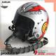 Top Gun Slider HGU-33 Flight Helmet Movie Prop Pilot Aviator USN + MBU Mask Rep