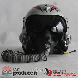 Top Gun Slider Hgu-33 Flight Helmet + Mbu-12/p Mask Movie Prop Pilot Aviator Usn