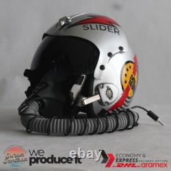 Top Gun Slider Hgu-33 Flight Helmet + Mbu-12/p Mask Movie Prop Pilot Aviator Usn