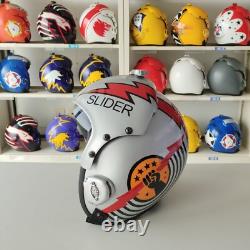 Top Gun Slider Hgu-33 Flight Helmet + Mbu-12/p Mask Movie Prop Pilot Aviator Usn