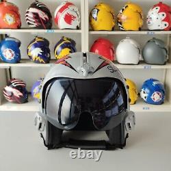 Top Gun Slider Hgu-33 Flight Helmet + Mbu-12/p Mask Movie Prop Pilot Aviator Usn