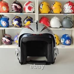 Top Gun Slider Hgu-33 Flight Helmet Movie Prop Pilot Naval Aviator Usn Navy+pin
