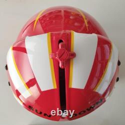 Top Gun Sundown Hgu-33 Flight Helmet Movie Prop Pilot Aviator Usn Navy + T-shirt