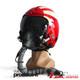 Top Gun Sundown Hgu-33 Flight Helmet Movie Prop Pilot Usn+ Mbu-12/p Mask Replica