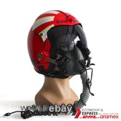Top Gun Sundown Hgu-33 Flight Helmet Movie Prop Pilot Usn+ Mbu-12/p Mask Replica