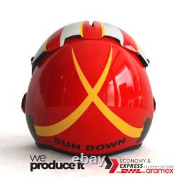 Top Gun Sundown Hgu-33 Flight Helmet Movie Prop Pilot Usn+ Mbu-12/p Mask Replica