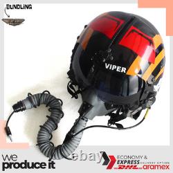 Top Gun Viper HGU-33 Flight Helmet Movie Prop Pilot Aviator USN + MBU Mask Rep Top Gun Viper HGU-33 Flight Helmet Movie Prop Pilot Aviator USN + MBU Mask Rep