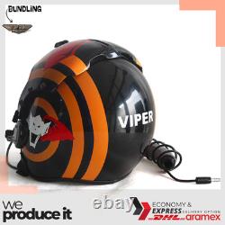 Top Gun Viper HGU-33 Flight Helmet Movie Prop Pilot Aviator USN + MBU Mask Rep Top Gun Viper HGU-33 Flight Helmet Movie Prop Pilot Aviator USN + MBU Mask Rep
