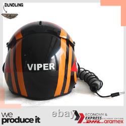 Top Gun Viper HGU-33 Flight Helmet Movie Prop Pilot Aviator USN + MBU Mask Rep Top Gun Viper HGU-33 Flight Helmet Movie Prop Pilot Aviator USN + MBU Mask Rep