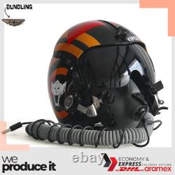 Top Gun Viper HGU-33 Flight Helmet Movie Prop Pilot Aviator USN + MBU Mask Rep Top Gun Viper HGU-33 Flight Helmet Movie Prop Pilot Aviator USN + MBU Mask Rep