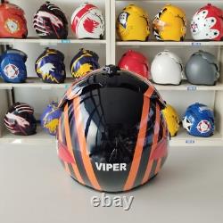 Top Gun Viper Hgu-33 Flight Helmet + Mbu-12/p Mask Movie Prop Pilot Aviator Usn