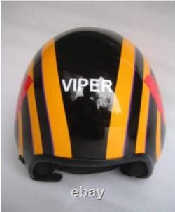 Top Gun Viper Hgu-33 Flight Helmet Movie Prop Pilot Naval Aviator Usn Navy + Pin