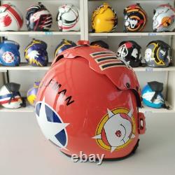 Top Gun Wolfman Hgu-33 Flight Helmet Movie Prop Pilot Aviator Usn Navy+ T-shirt