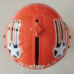 Top Gun Wolfman Hgu-33 Flight Helmet Movie Prop Pilot Aviator Usn Navy+ T-shirt