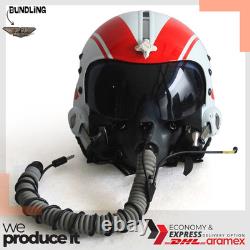 Top Gun Wolfpack HGU-33 Flight Helmet Movie Prop Pilot Aviator USN+ MBU Mask Rep