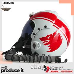 Top Gun Wolfpack HGU-33 Flight Helmet Movie Prop Pilot Aviator USN+ MBU Mask Rep