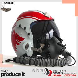Top Gun Wolfpack HGU-33 Flight Helmet Movie Prop Pilot Aviator USN+ MBU Mask Rep