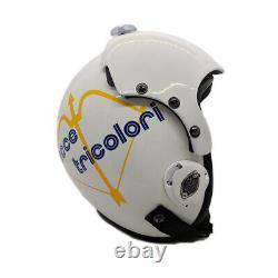 Tricolori Flight Helmet Prop Pilot Naval Aviator USN Navy Chrome Receiver