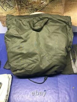 U. S. Marines GENTEX SPH-3B HELICOPTER PILOT FLIGHT HELMET & BAG WithMaps LOOK