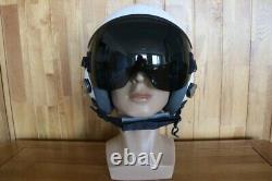 US Air Force Fighter Pilot Aviator Flight Helmet Black Sun Visor