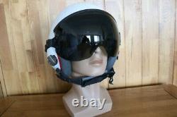 US Air Force Fighter Pilot Aviator Flight Helmet Black Sun Visor