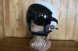 US Air Force Fighter Pilot Aviator Flight Helmet Black Sun Visor