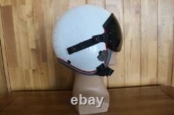 US Air Force Fighter Pilot Aviator Flight Helmet Black Sun Visor