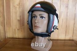 US Air Force Fighter Pilot Aviator Flight Helmet Black Sun Visor