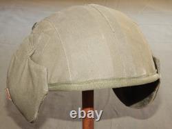 US Army AAF WW2 B-17 Bomber Pilot M4A2 Flak Helmet Antique Vtg Old Flight Rare
