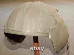 US Army AAF WW2 B-17 Bomber Pilot M4A2 Flak Helmet Antique Vtg Old Flight Rare
