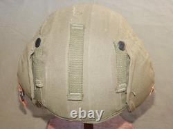 US Army AAF WW2 B-17 Bomber Pilot M4A2 Flak Helmet Antique Vtg Old Flight Rare