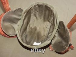 US Army AAF WW2 B-17 Bomber Pilot M4A2 Flak Helmet Antique Vtg Old Flight Rare