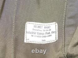 US Army AAF WW2 B-17 Bomber Pilot M4A2 Flak Helmet Antique Vtg Old Flight Rare