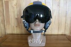 US Fighter Aviator Flight Helmet HGU-55/P Black Sun Visor