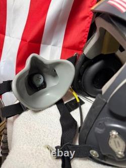 US Fighter Pilot Helmet Aviation Gear M/L Size Flight Helmet From Japan