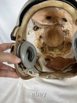 US Pilot Aviation Helmet 1950s-80s Surplus Used As-Is From Japan