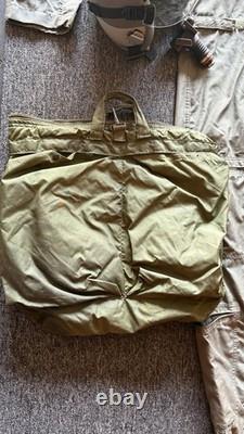 US Pilot Flight Helmet & Flight Suit Named Gulf War Desert Storm Aviation Lot