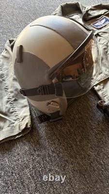 US Pilot Flight Helmet & Flight Suit Named Gulf War Desert Storm Aviation Lot