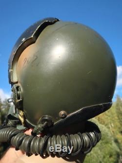 USAF F-100 Camo Vietnam War Pilot HGU-2A/P Flight Helmet & MBU-5/P Oxygen Mask